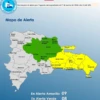 Las provincias del este del país en alerta amarilla; COE reporta inundaciones y acueductos afectados